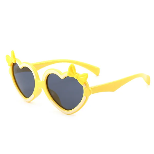 Heart Shape Silicon Toddler Sunglasses -Factory Direct Wholesale