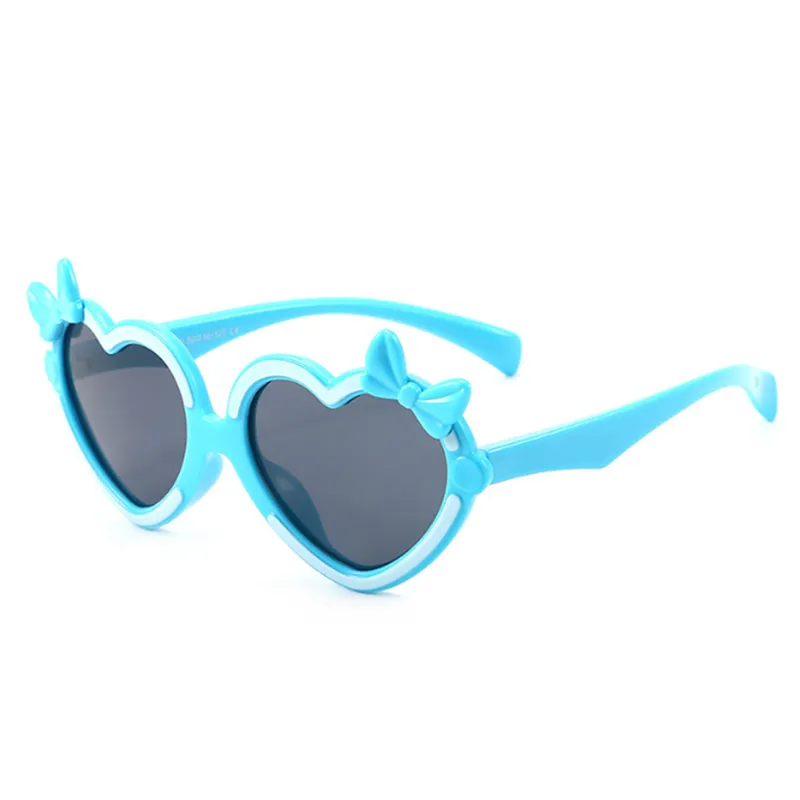 Heart Shape Silicon Toddler Sunglasses -Factory Direct Wholesale