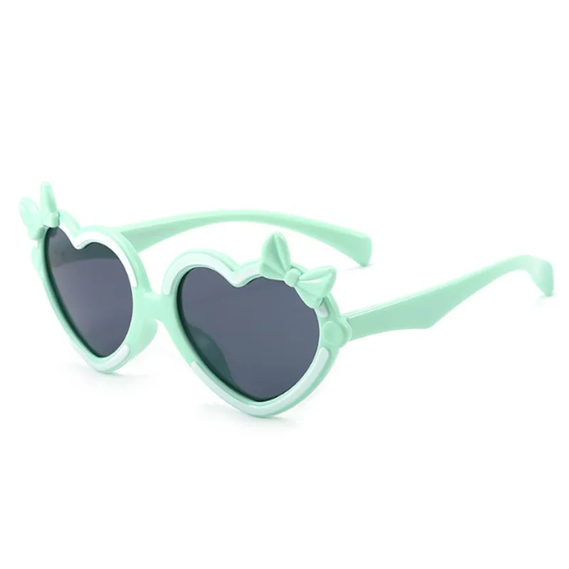 Heart Shape Silicon Toddler Sunglasses -Factory Direct Wholesale