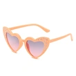 Rhinestone Heart Cat-Eye Child Sunglasses -Factory Direct Wholesale