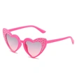 Rhinestone Heart Cat-Eye Child Sunglasses -Factory Direct Wholesale