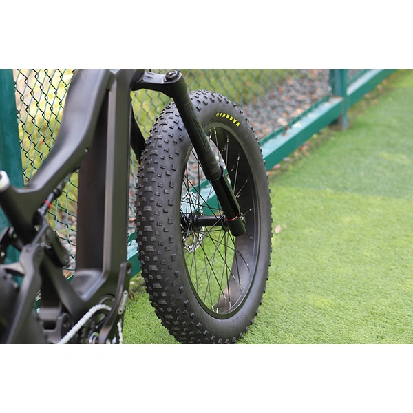 carbon fiber frame full suspension 1000w bicycle electric fat ebike