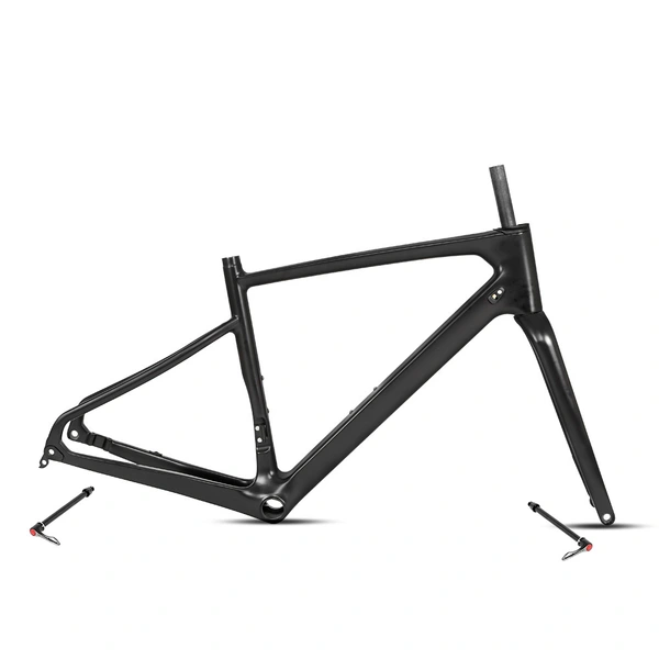  New enduro Disc gravel carbon fiber frame set 700C*40C