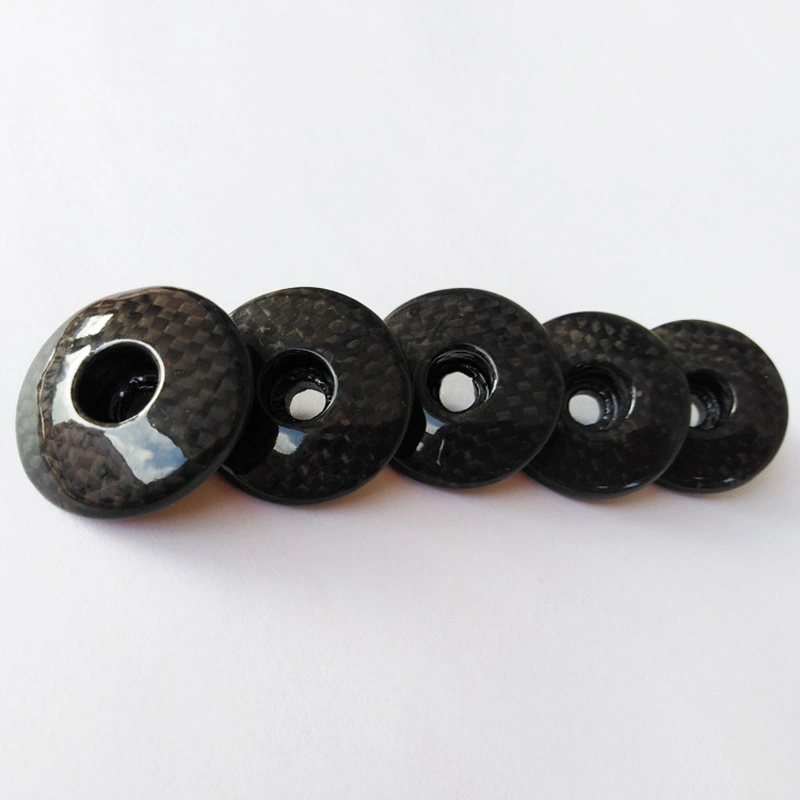 DIY carbon bike components cover for head set