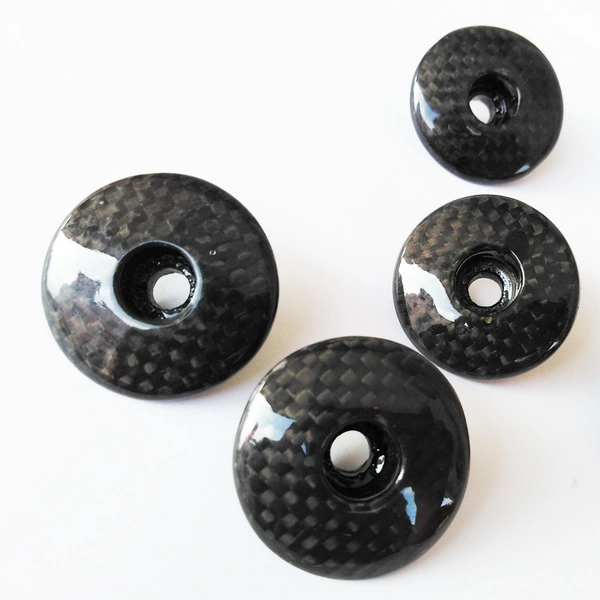 DIY carbon bike components cover for head set