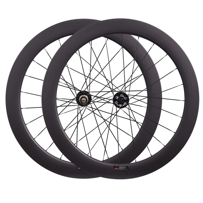 Moyeu novatec vélo de route frein à disque jeu de roues tubulaires en fibre de carbone