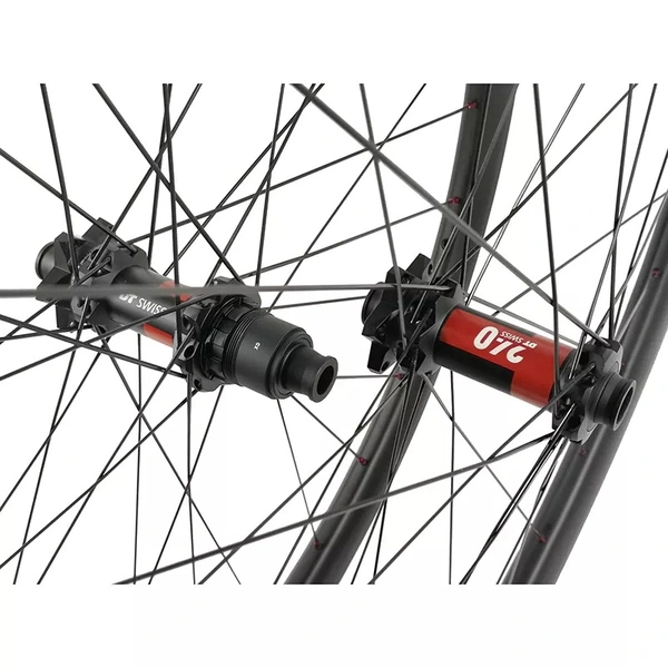 dt 240 moyeu vélo de route frein à disque jeu de roues tubeless en fibre de carbone