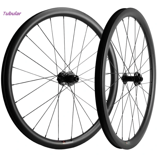 OE hub road bike disc brake carbon fiber tubular wheel set