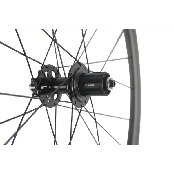 OE hub road bike disc brake carbon fiber tubular wheel set