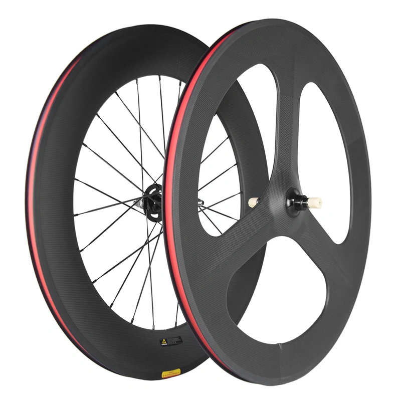 3 spokes carbon wheel for TT/ TRACK/ ROAD bike