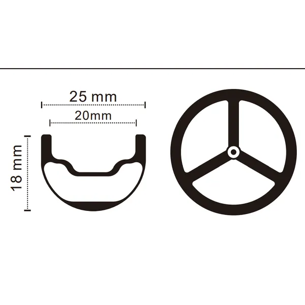 12er/ 14er banlance carbon fiber rims and wheels