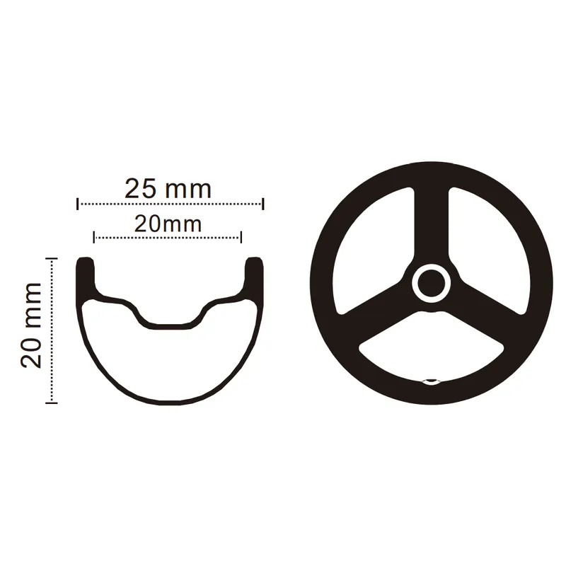 12er/ 14er banlance carbon fiber rims and wheels