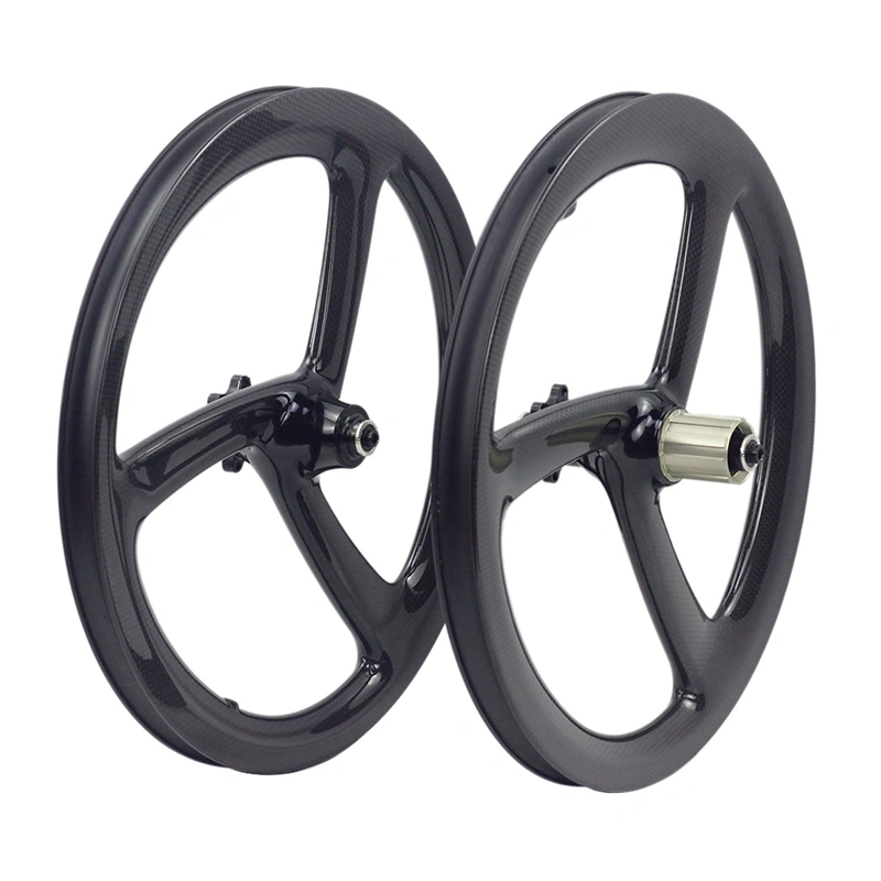 3 spokes carbon wheel for TT/ TRACK/ ROAD bike