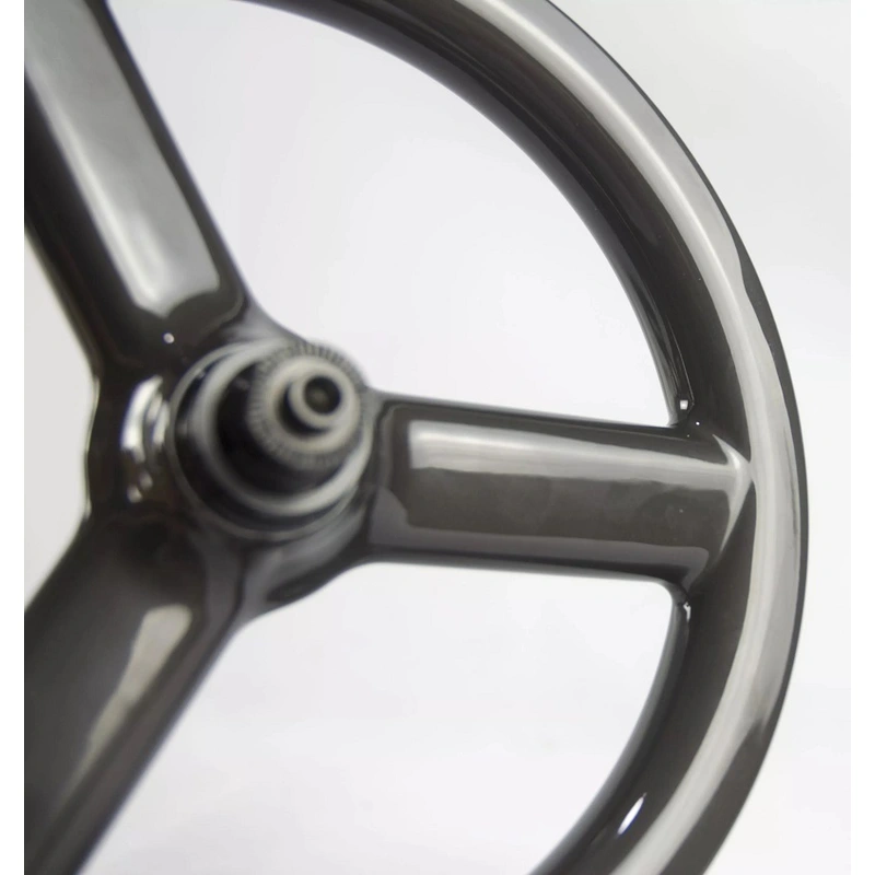 Roue en carbone à 3 rayons pour tt/piste/vélo de route