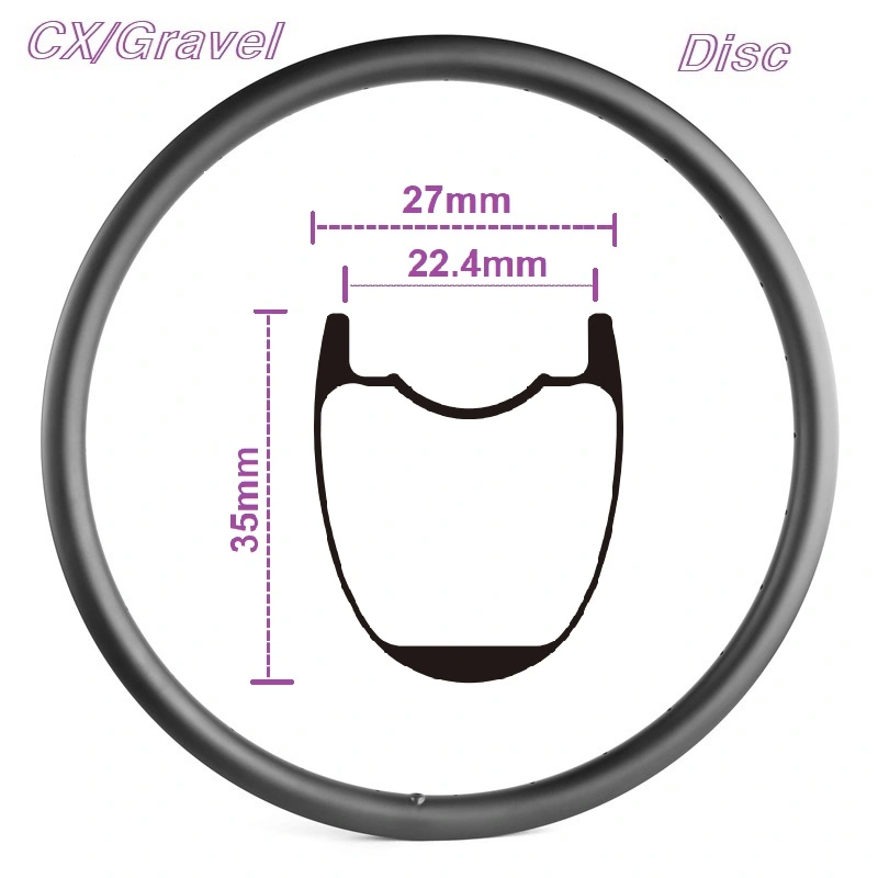 700C gravle bike carbon fiber rims with good price from china