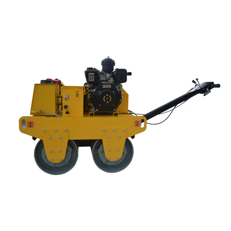 Gran oferta de rodillos compactadores de doble tambor de tipo pequeño para obras de construcción