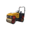 Rodillo compactador vibratorio de doble tambor hidráulico de 1,5 t con mejores ventas