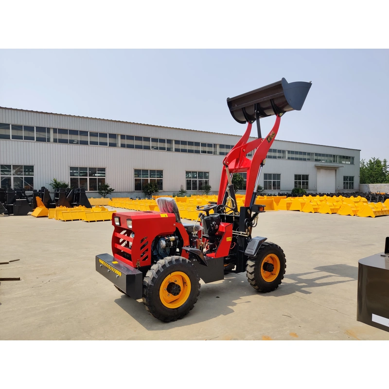 800kg loaders 908 garden trucking mini wheel loader with backup alarm