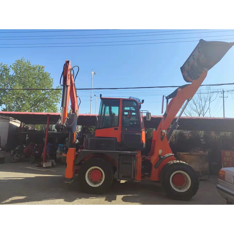 Chinese High Quality Mini Backhoe Excavator Loader Small Backhoe Loader Price Mini Backhoe Loader 4x4 For Sale
