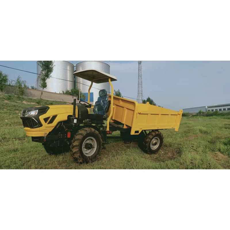 Potente minicargador de 4 ruedas con cargador pequeño camión volquete  