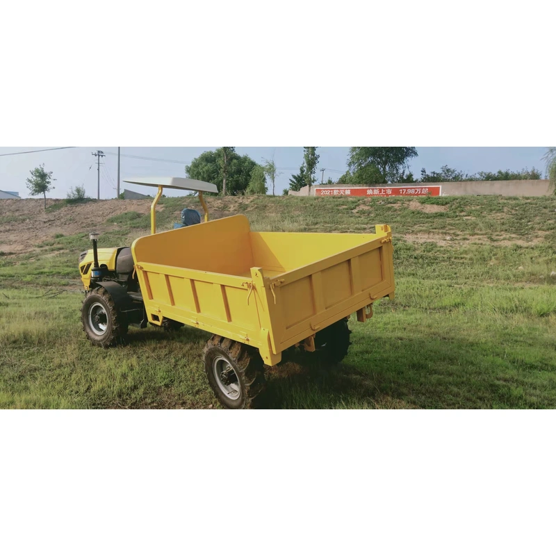 Potente minicargador de 4 ruedas con cargador pequeño camión volquete  