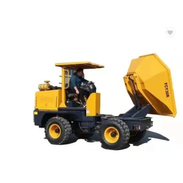  new small concrete wheel mini site dumper 3 ton mining dump truck