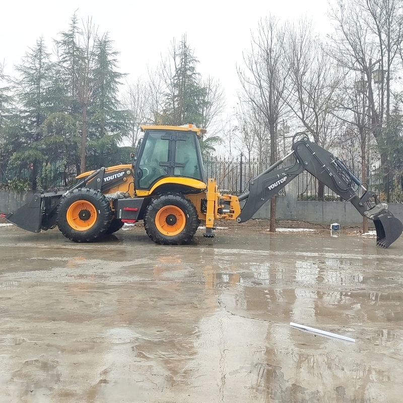 Construction Machinery YT388D Backhoe Loader Excavator