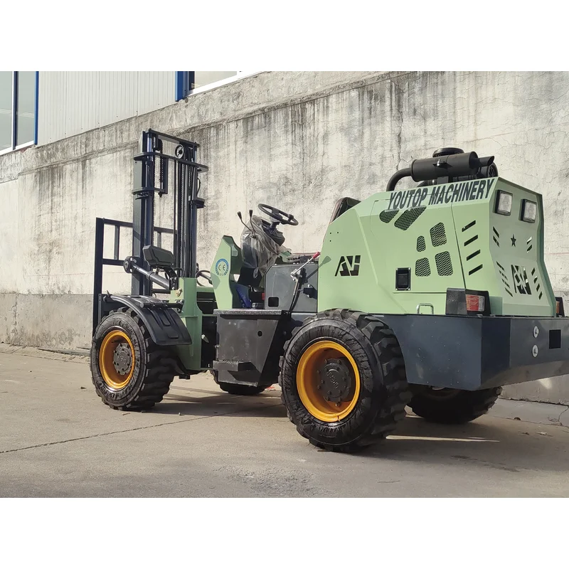  High efficiency mine machine wheel forklift