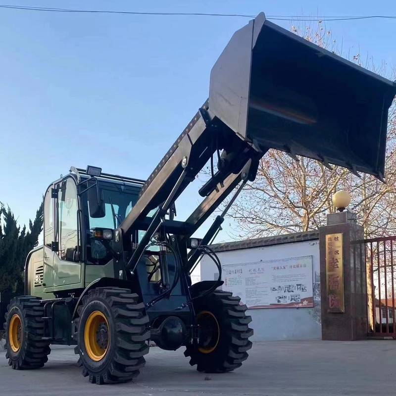 Earth-moving Machinery loader with cabin small telescopic wheel loader