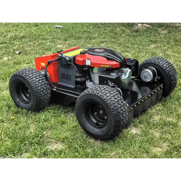  four-wheel drive remote control lawn mower