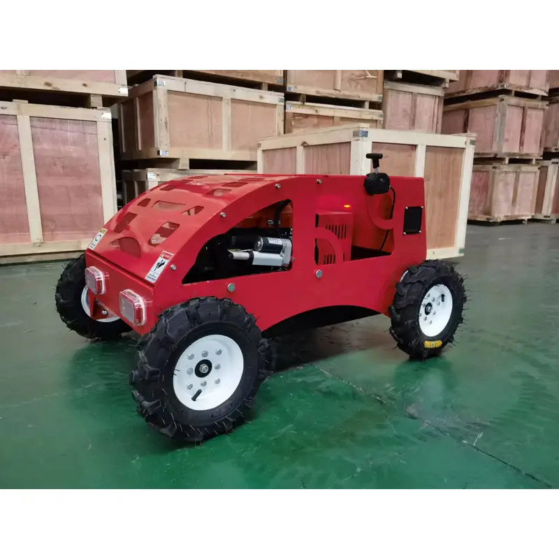  four-wheel drive remote control lawn mower