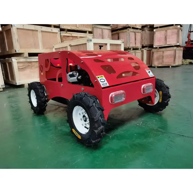  four-wheel drive remote control lawn mower