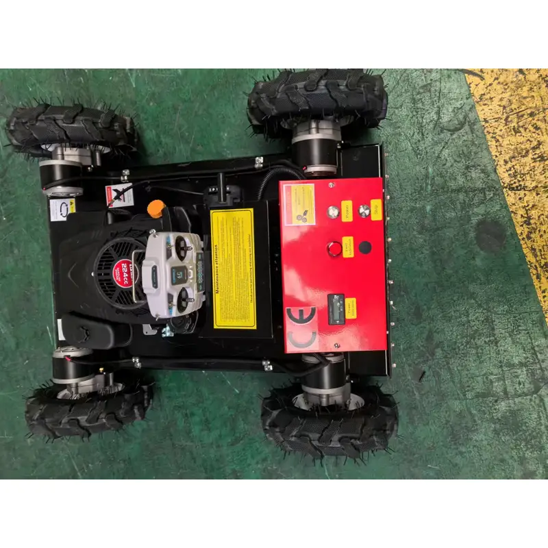  four-wheel drive remote control lawn mower