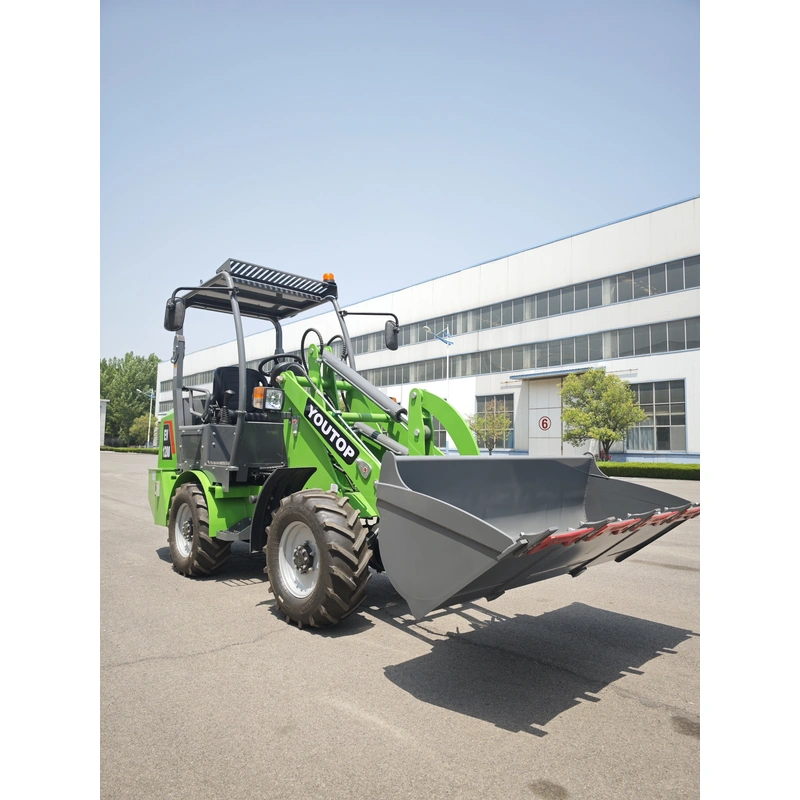 1200kg electric loader  garden trucking mini wheel loader