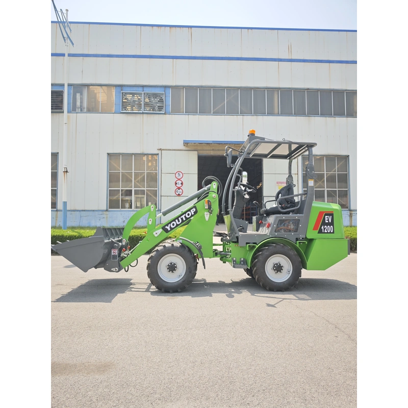 1200kg electric loader  garden trucking mini wheel loader