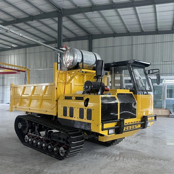 Mini Agriculture Vehicle Crawler Dumper Hydraulic Farm Dumper for Trailer