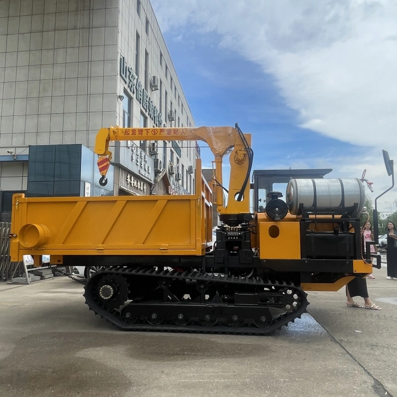 Mini Agriculture Vehicle Crawler Dumper Hydraulic Farm Dumper for Trailer