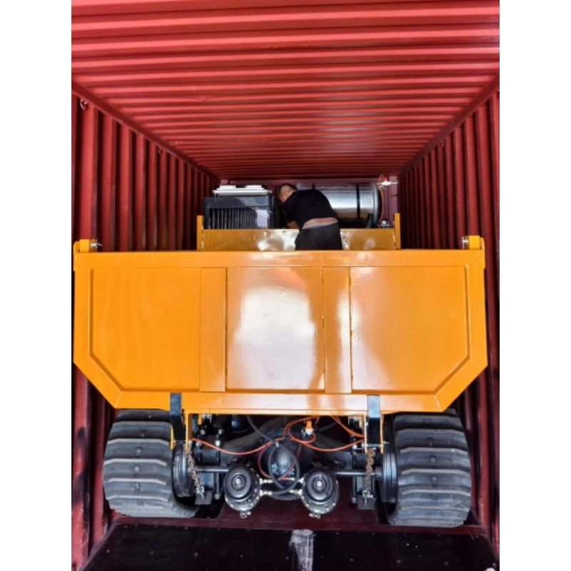 Mini Agriculture Vehicle Crawler Dumper Hydraulic Farm Dumper for Trailer