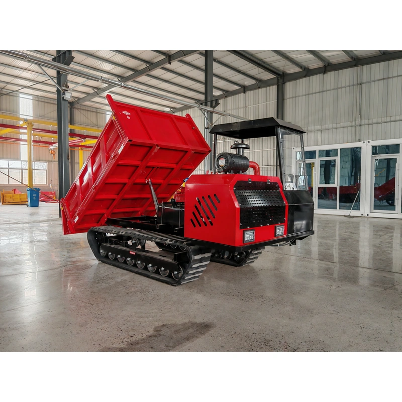 Small Dumper 5 3Ton Certified Powerful Engine Driver Seat Crawler Dumper Farm China Mini Crawler Dumper