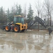 Construction Machinery YT388D Backhoe Loader Excavator