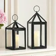 Glass lantern,candle holder,glass metal candle holder