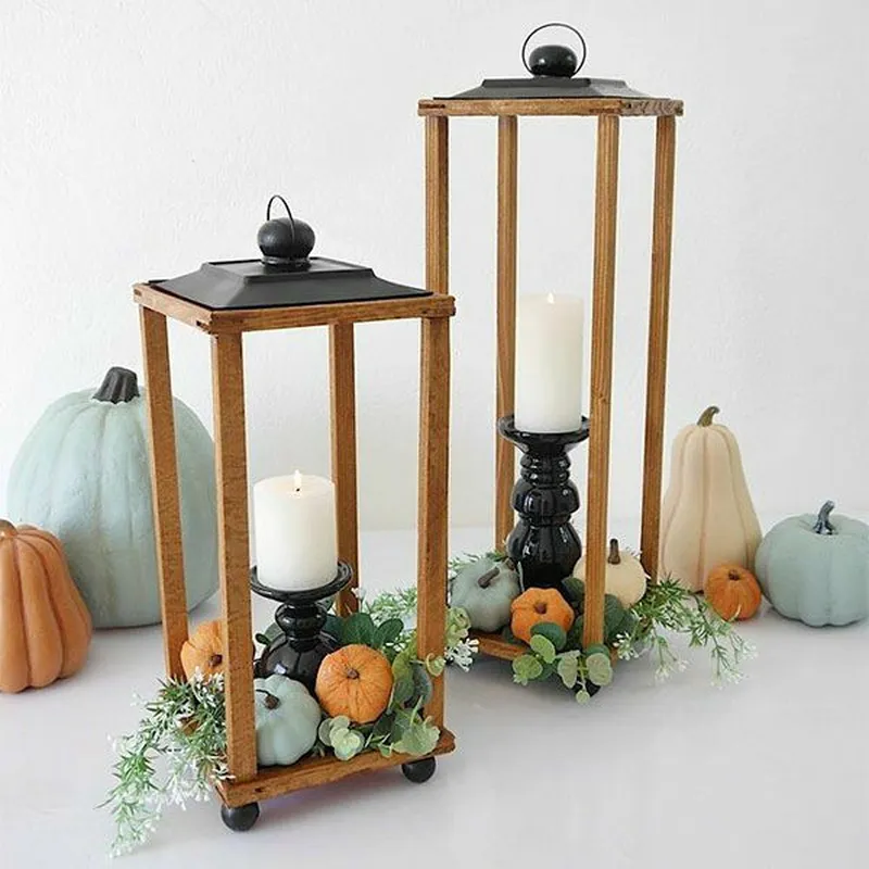 Metal lantern/candle holder，glass metal candle holder