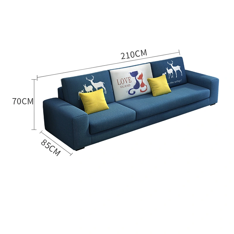 Fabric Sofa Modern Living Room Furniture Assembly Combination