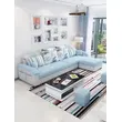 Nordic Simple Modern Fabric Four Seat Sofa Disassembly And Washing