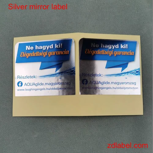 Why Mirror Silver Labels Work So Well for Cosmetics and Skincare Products