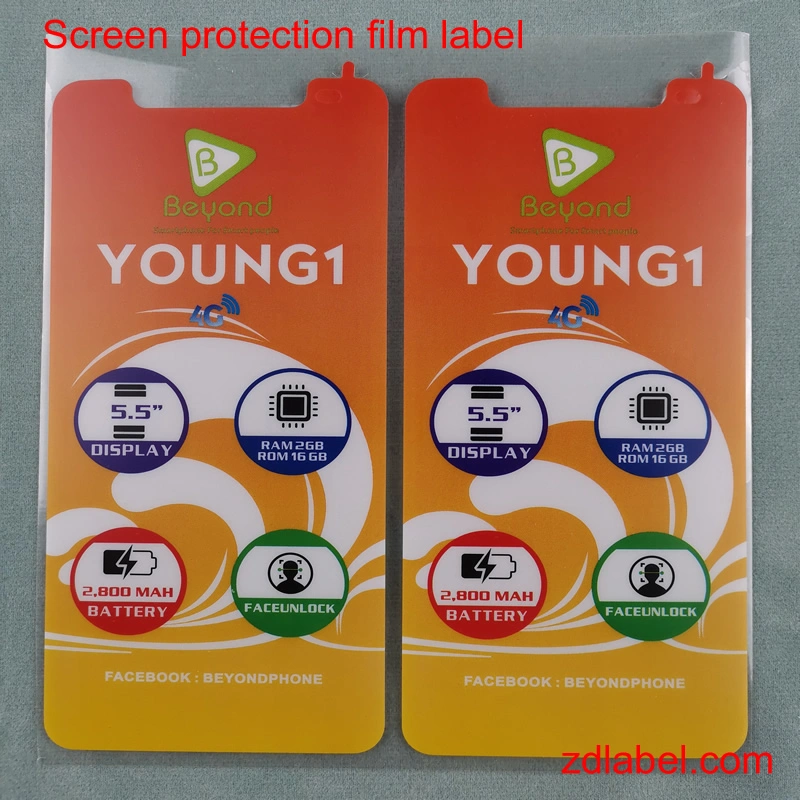 autocollant électrostatique, autocollant d'écran mobile, usine d'impression d'étiquettes