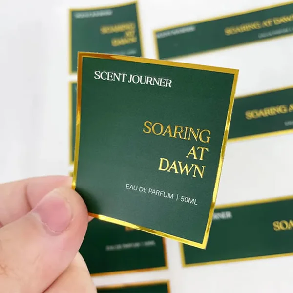 Custom Foil Stamped Labels – Premium Shine & Custom Finish