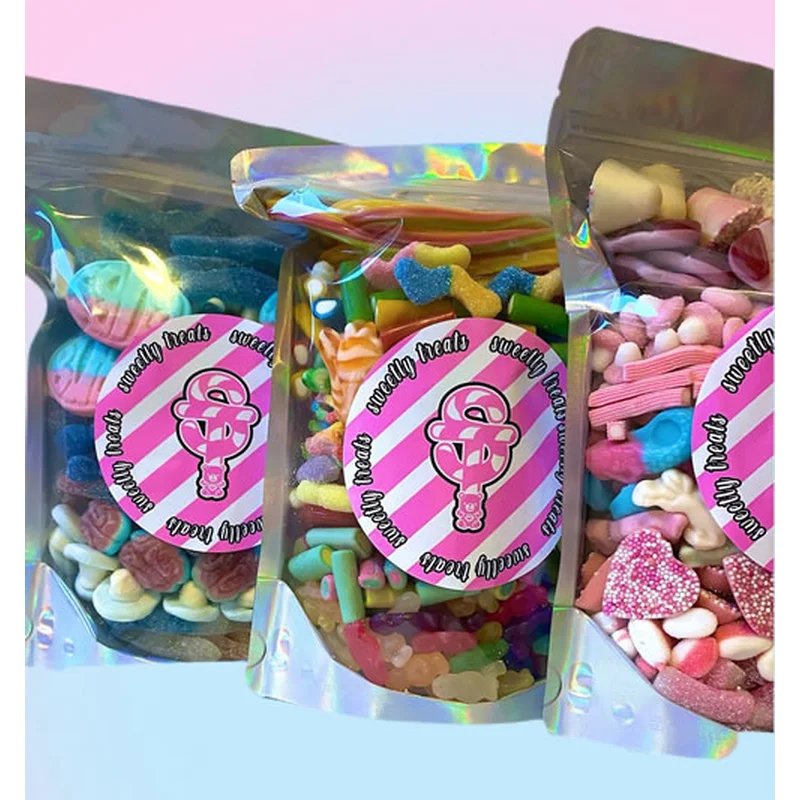 étiquettes de bonbons personnalisées – impression d'étiquettes durables et sans danger pour les aliments