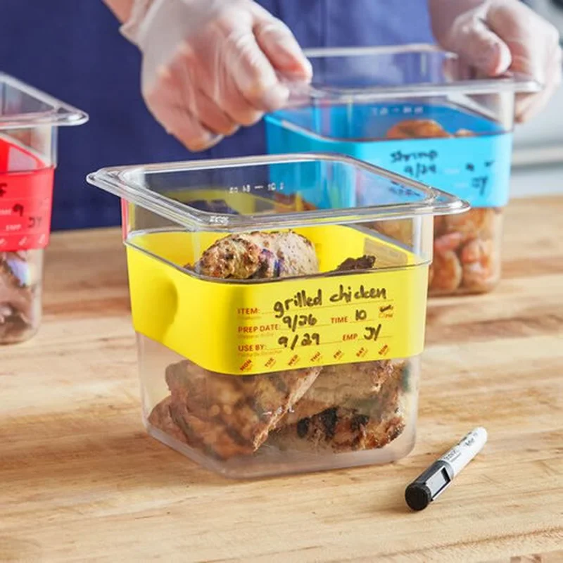 ملصقات خدمة الطعام المخصصة - للاستخدام في المطبخ والتخزين