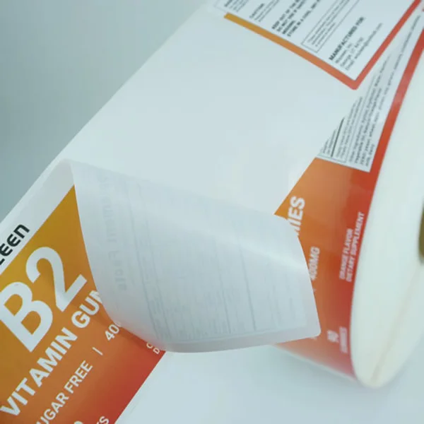 ملصقات مكملات صحية مخصصة - متينة وجاهزة لإدارة الغذاء والدواء الأمريكية